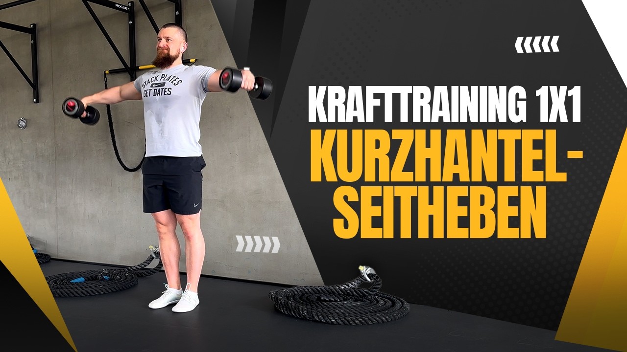 Krafttraining 1x1: Kurzhantel-Seitheben für die Schultern