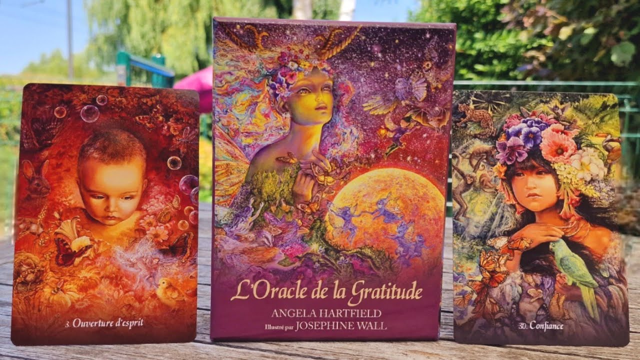⭐️ L'oracle de la Gratitude d'Angela Hartfield & Joséphine Wall ⭐️ & tirage d'une carte