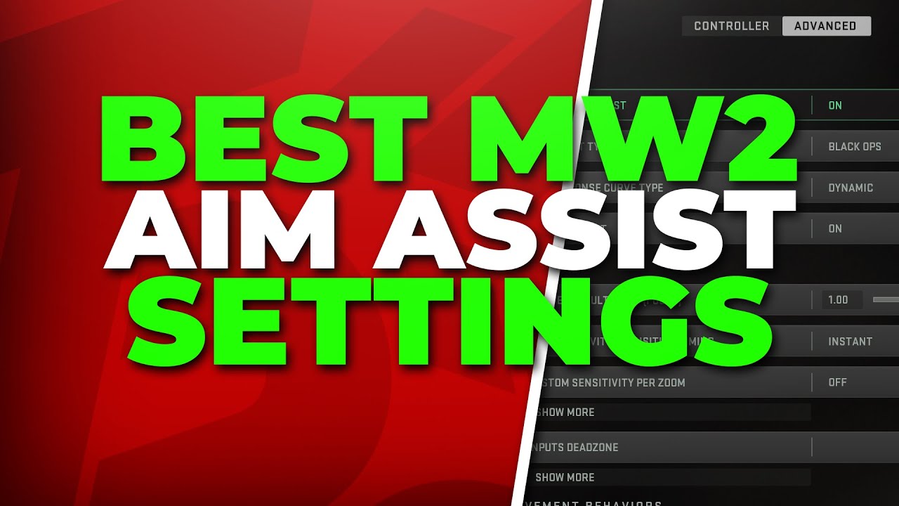 Best Modern Warfare 2 Aim Assist Settings