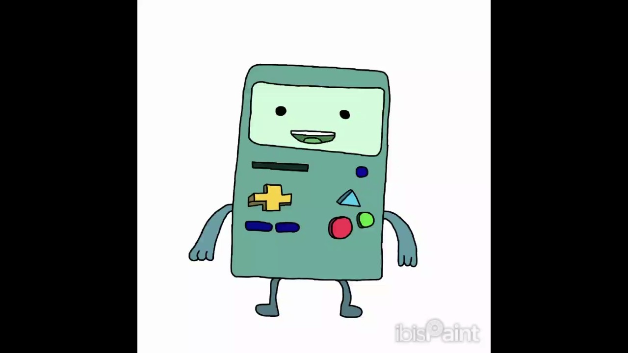 Re-drawing BMO from Cartoon Network | 