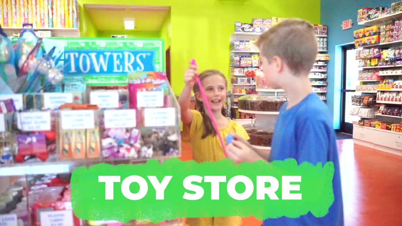 Having Fun at Toy Box Mini Golf!