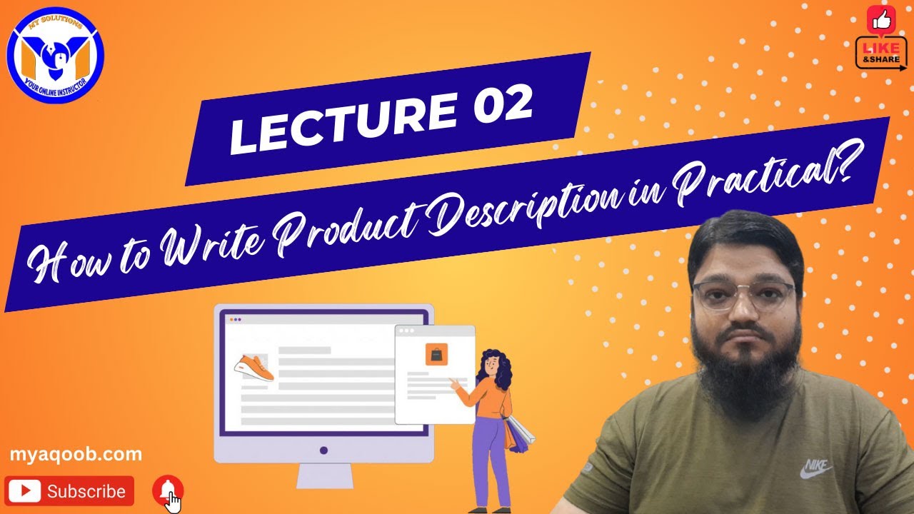 How to Write Product Description in Practical | Lecture 02 | MY Solutions #productdescription #howto