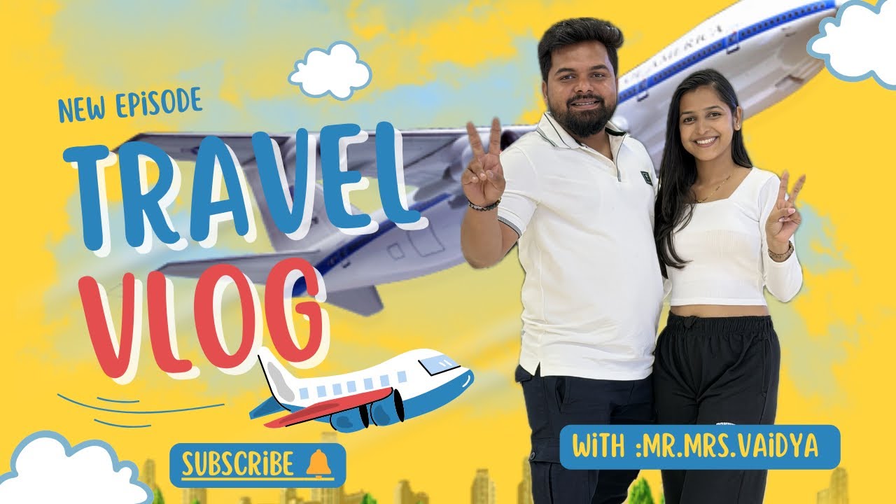 Our First Flight Together ✈️| Couple Travel Vlog | Exciting journey begins 