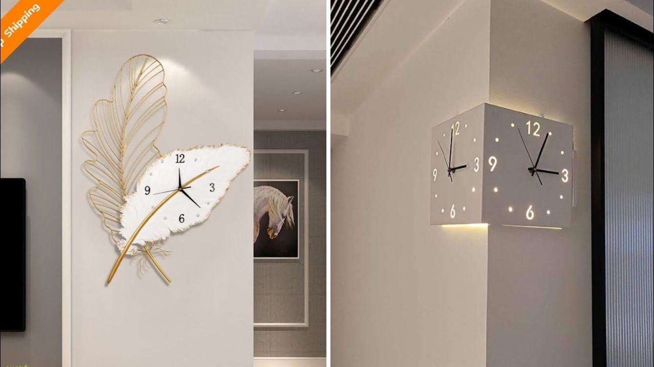 Top 20 Modern Home Wall clock Design Ideas 2024|Living room Wall Clock Designs