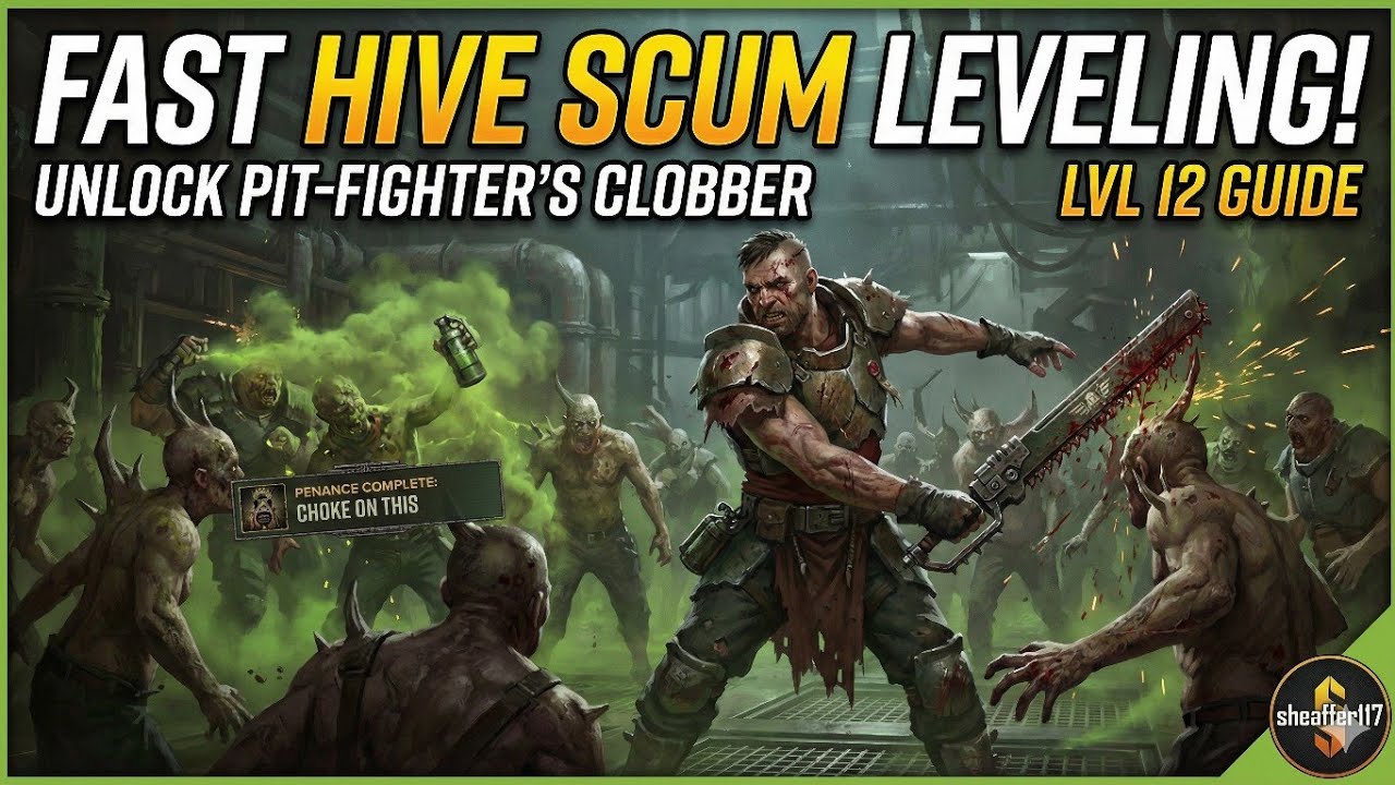 Unlocking the Pit-Fighter’s Clobber: Fast Hive Scum Leveling in Darktide!