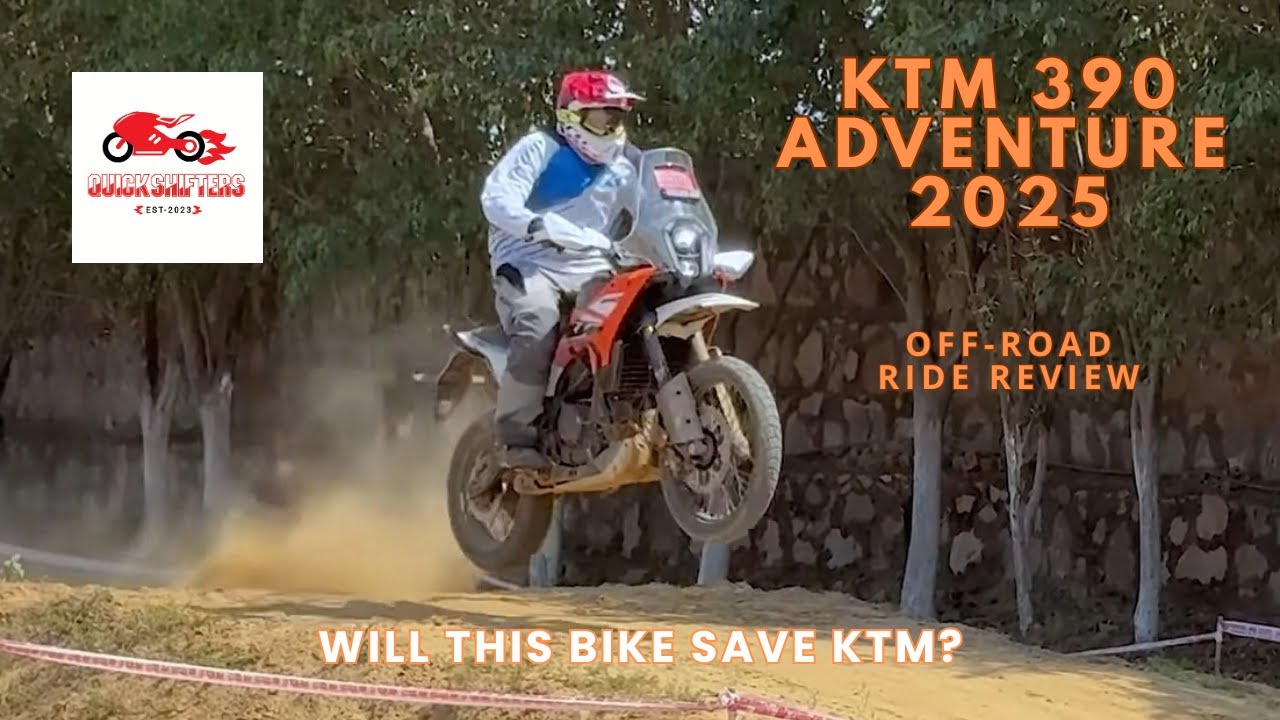 2025 KTM 390 Adventure | Off-Road | Ride Experience | The Quickshifters