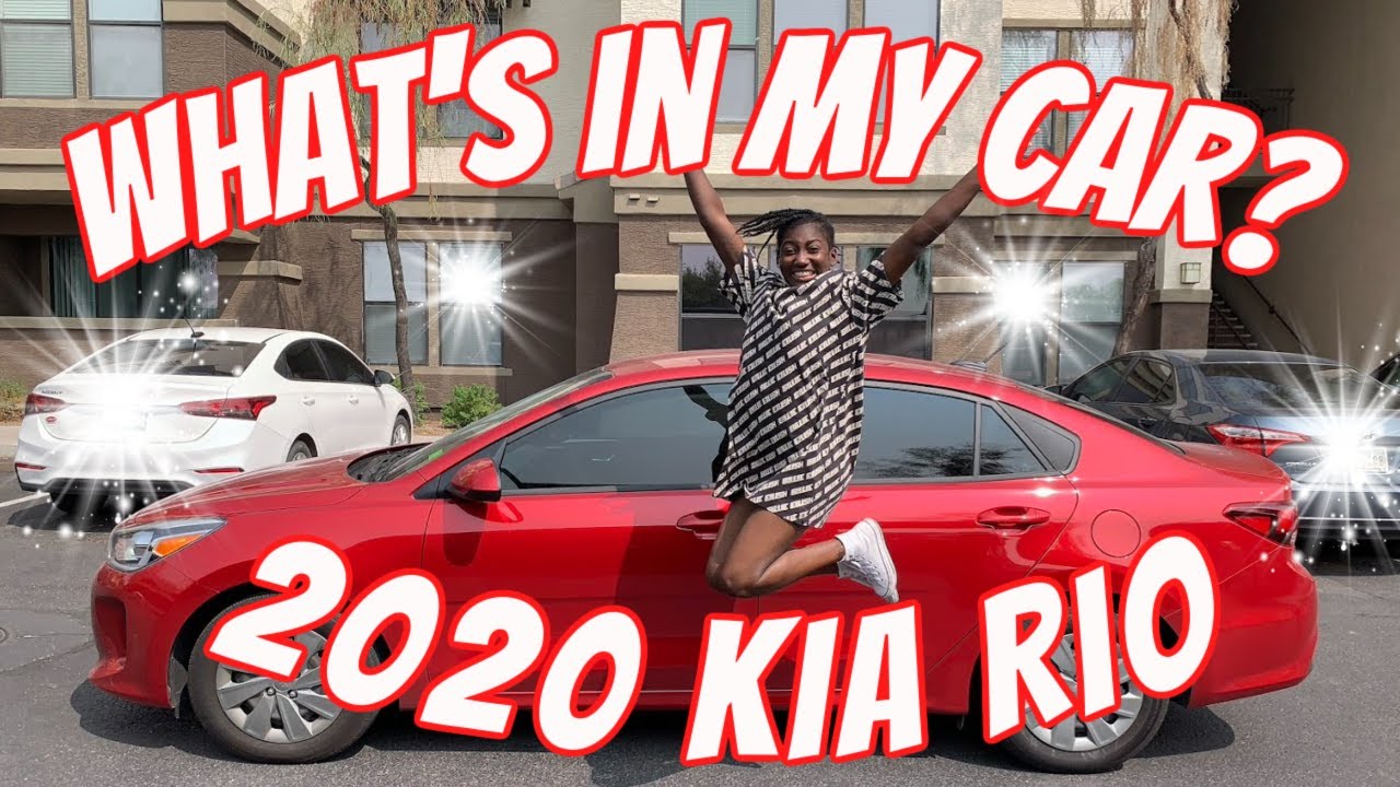 What’s in my Car? | 2020 Kia Rio | + Essentials