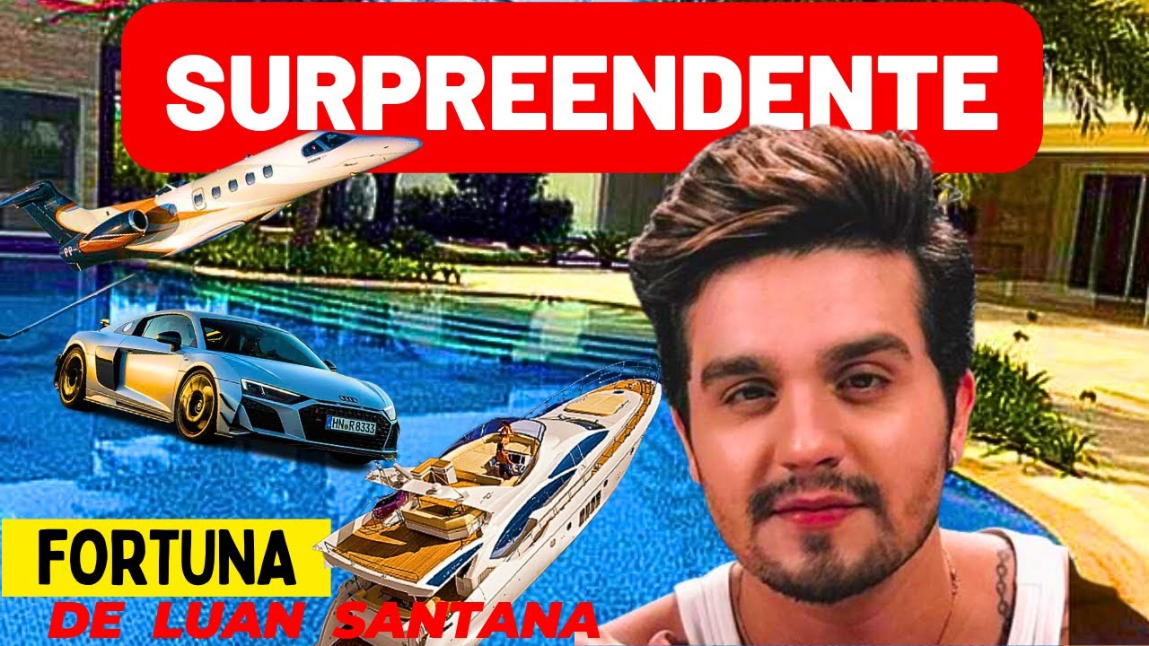 Luan Santana e sua coleção de carros, suas lanchas, seus aviões. SURPREENDENTE FORTUNA DO ARTISTA.