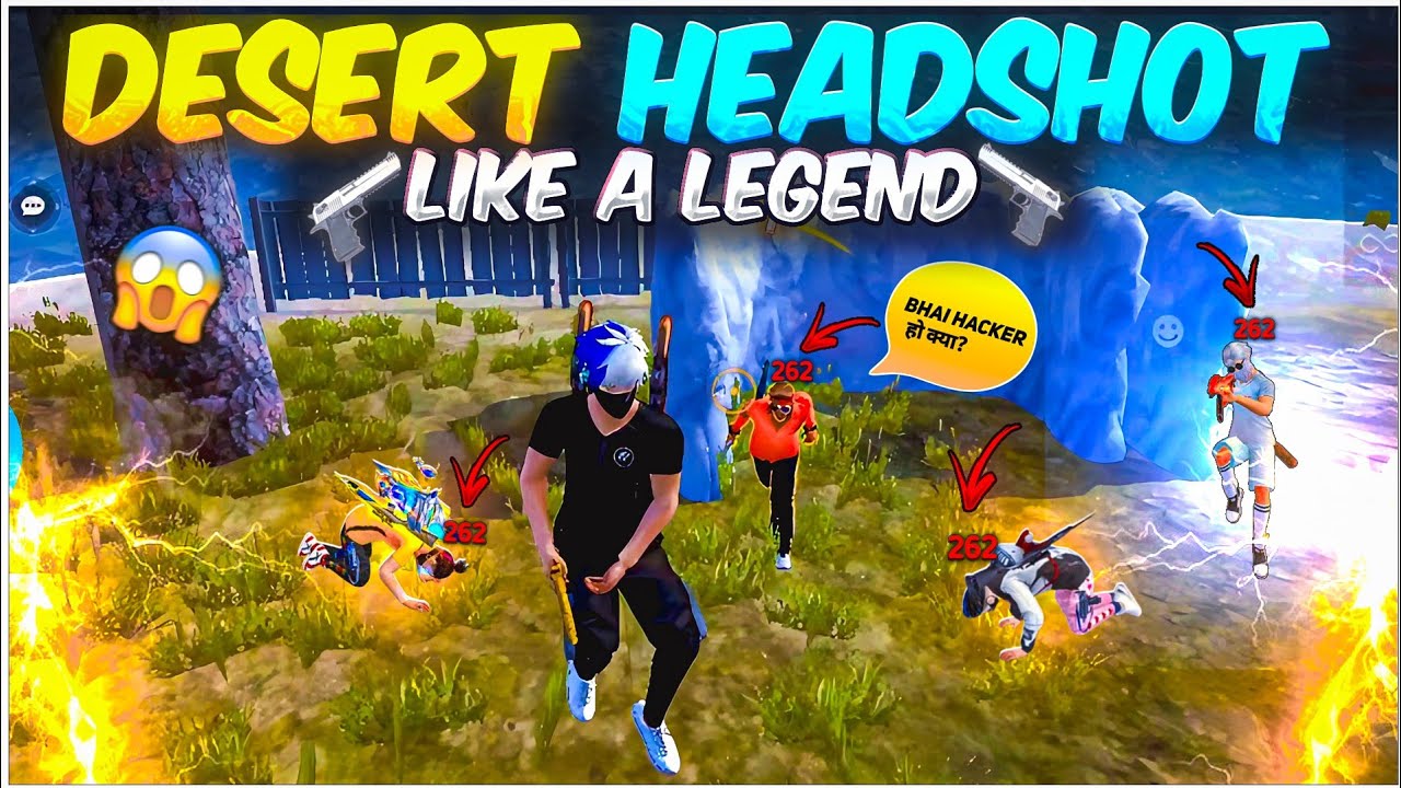 Unstoppable Desert Eagle Headshot Tips and Tricks Like A Hacker 🤯🔥|Garena free fire|Blackstar gmr 