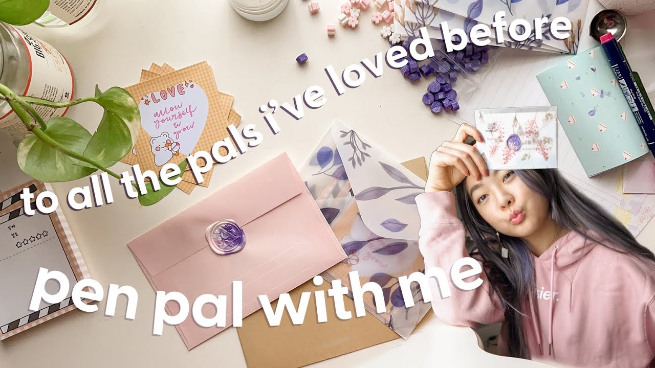 sending love letters to my friends for valentine's day 💌 pen pal with me