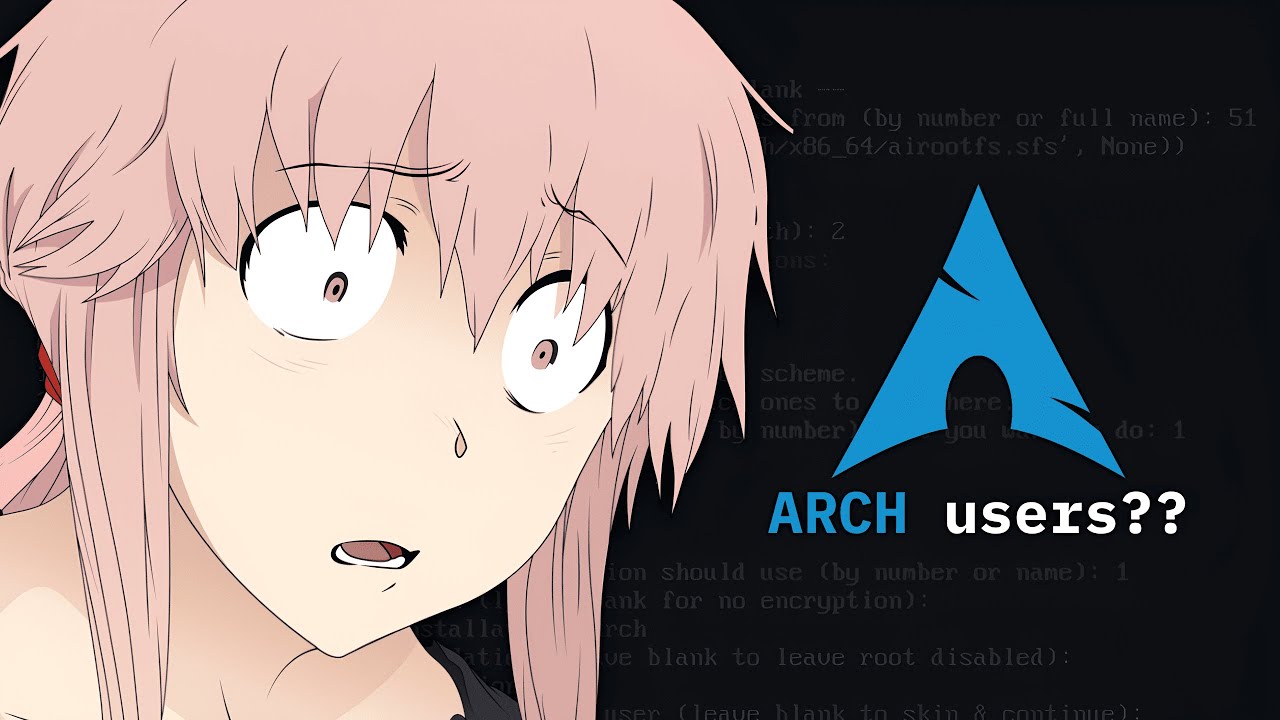 Типы пользователей ARCH LINUX...