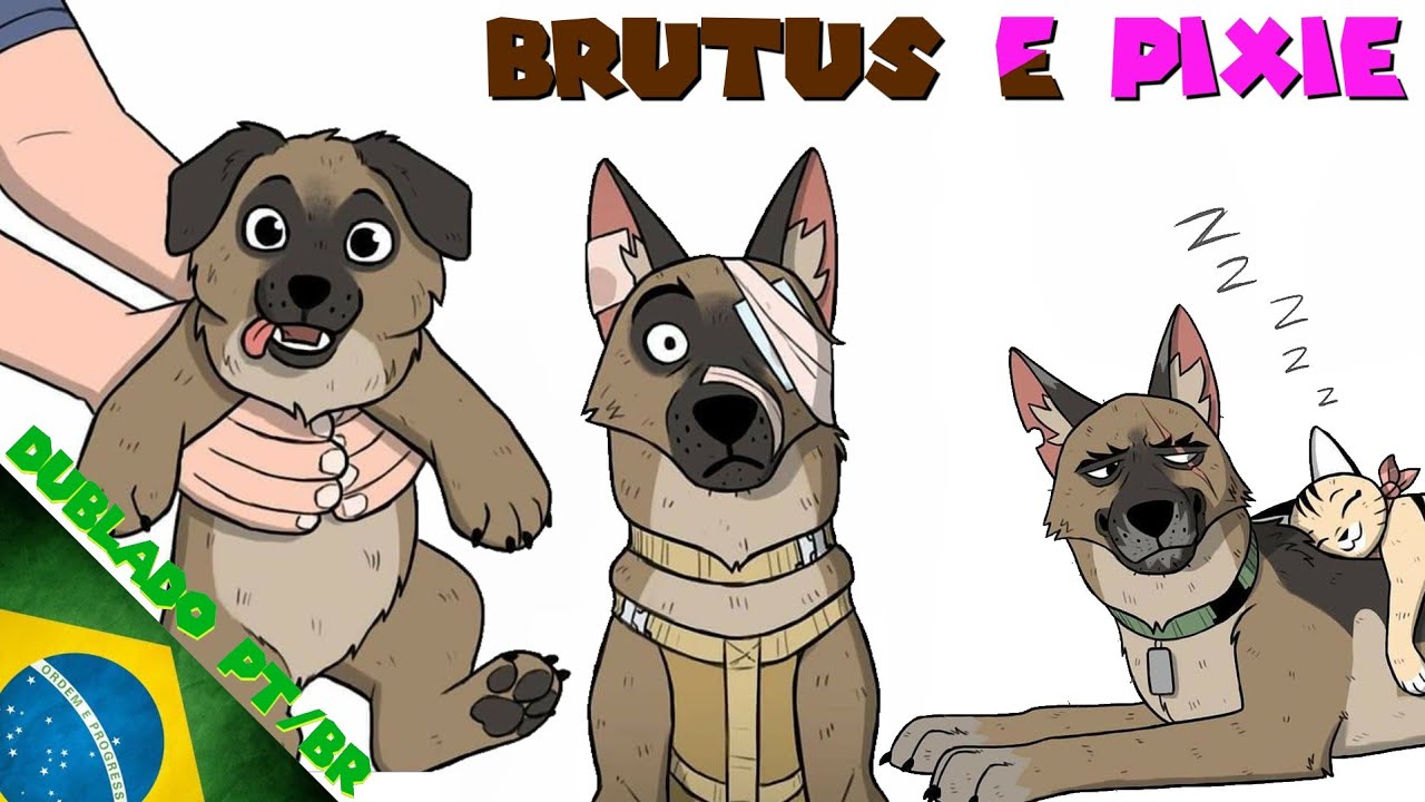 [FANDUB] Brutus e Pixie #6 - A História Do Brutus! (Pixie And Brutus)|Dublado PT/BR|