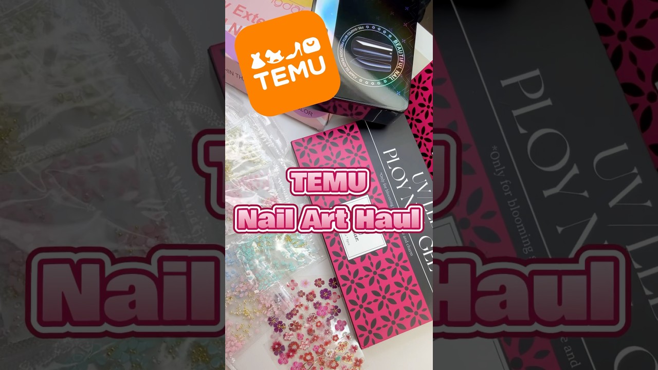 The BEST & Affordable Nail Supplies - TEMU Nail Art Haul + DIY Nails #temu #temuhaul #temufinds