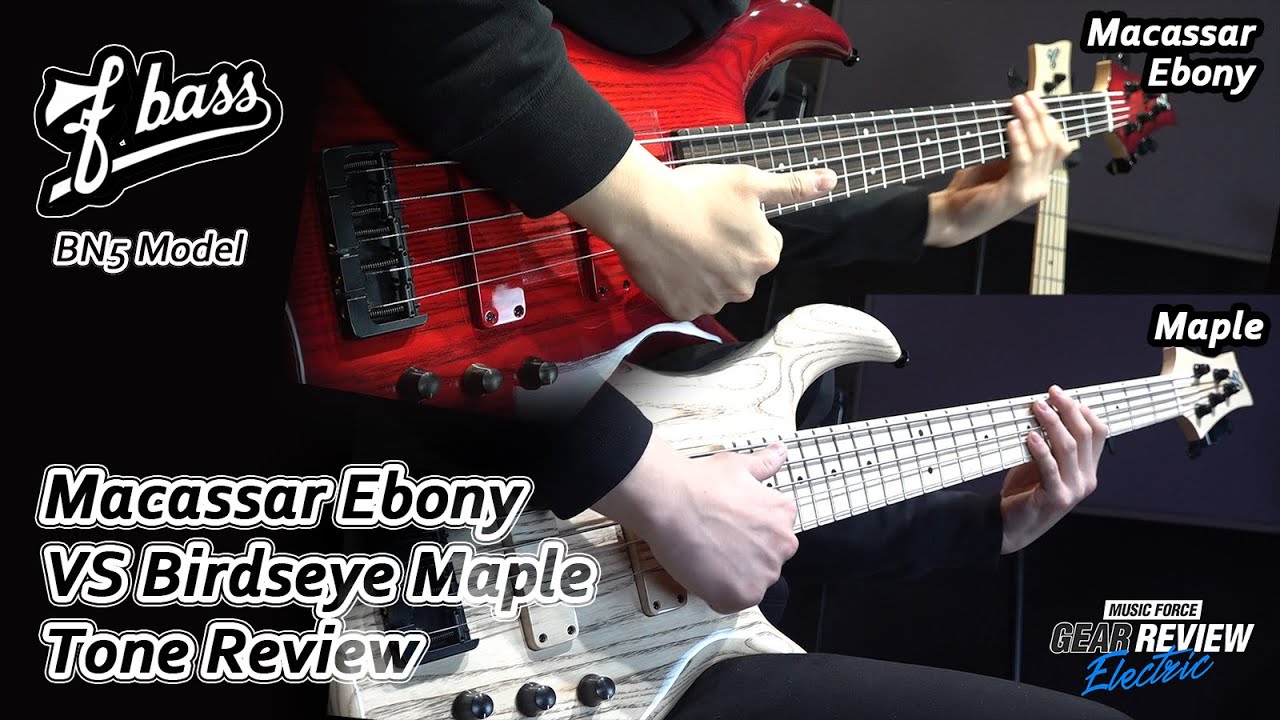 F Bass BN5 Macassar Ebony VS Birdseye Maple Review