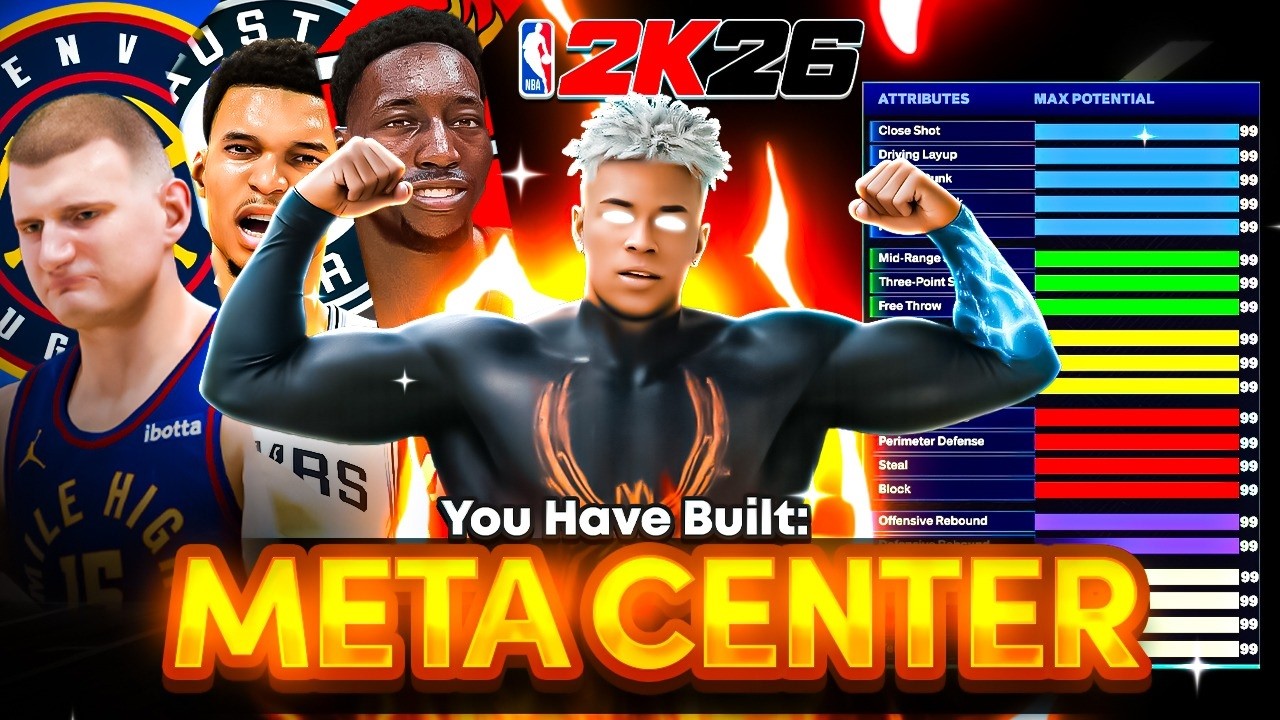 *NEW* LEGEND CENTER BUILD is GAMEBREAKING! - BEST CENTER BUILD ON NBA2K26
