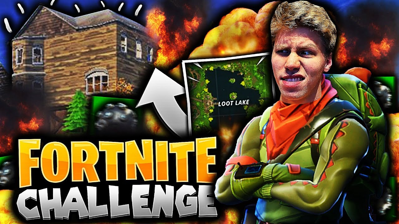 LANDER PÅ DET DÅRLIGSTE STEDET PÅ FORNITE?! 🗺️🔥 DEN ULTIMATE LOOT LAKE CHALLENGE!!