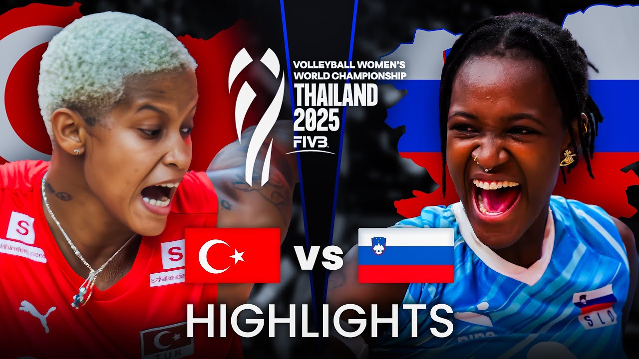TURKIYE 🇹🇷 vs SLOVENIA 🇸🇮 | Highlights | Women's Volleyball World Championship 2025