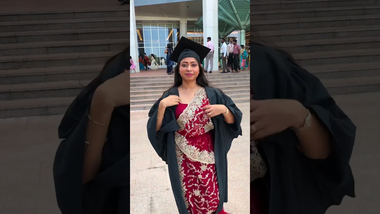 #srilanka #graduation #graduate #science #ousl #openuniversity #convocationceremony #bmich #saree