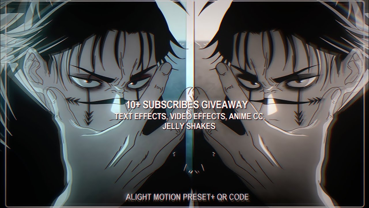 🔥10+ subscribes special alight motion giveaway | anime cc , text , shakes and more | preset | AMV |⚡