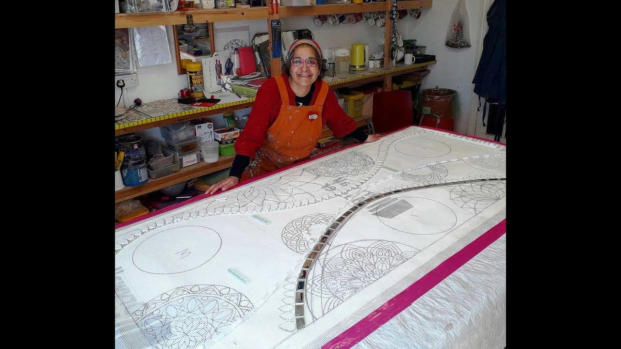 Mandala Mosaic Project: Part 2 How to Cut & Shape Thick Ceramic Tiles. Wednes 8 April 2020