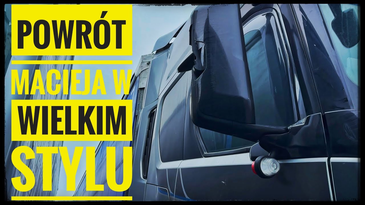 Powrót Macieja w „WIELKIM” stylu 😂 | Rozwalone lusterko 🤷🏻‍♂️