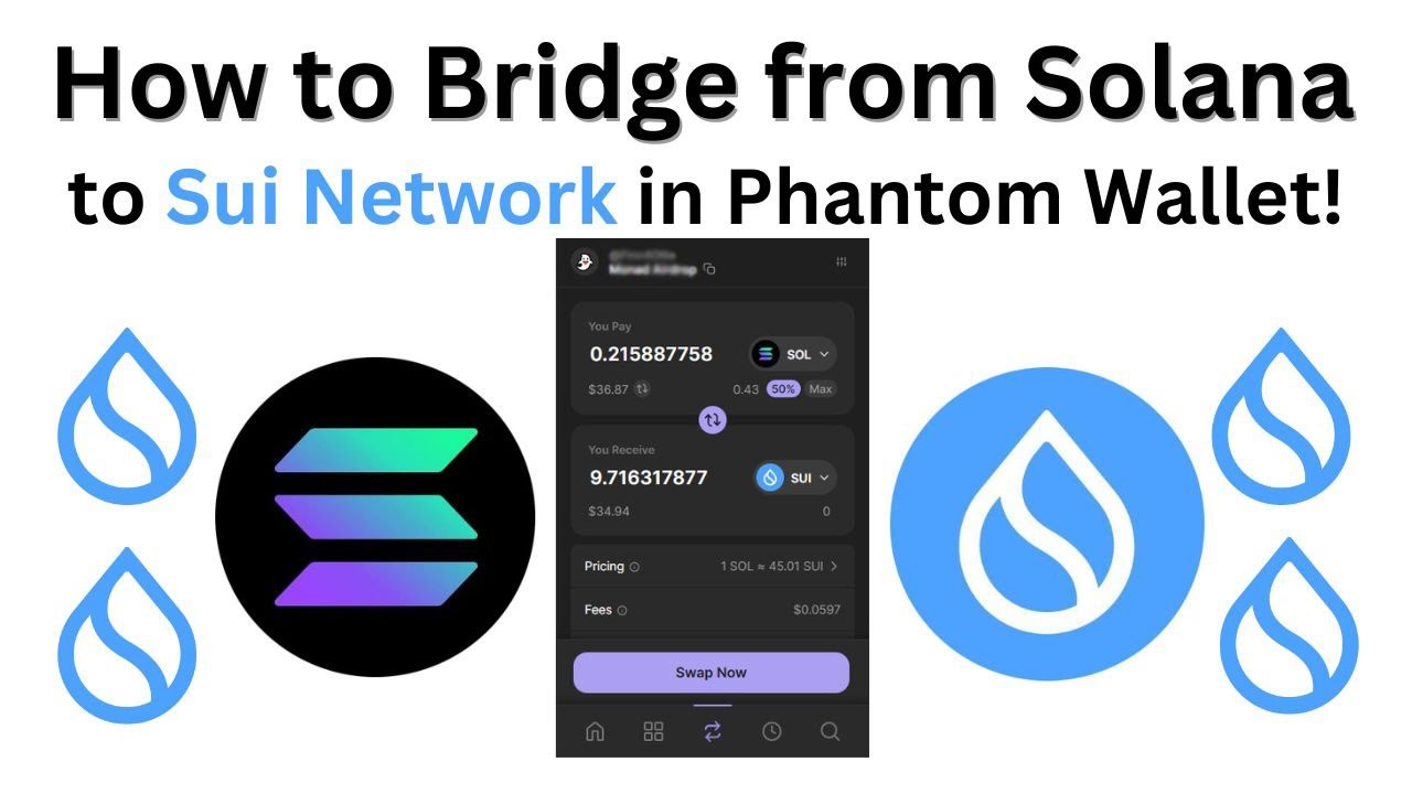 How to Bridge Tokens from Solana, Ethereum, or Base to Sui with Phantom Wallet Cross-chain Swaps!