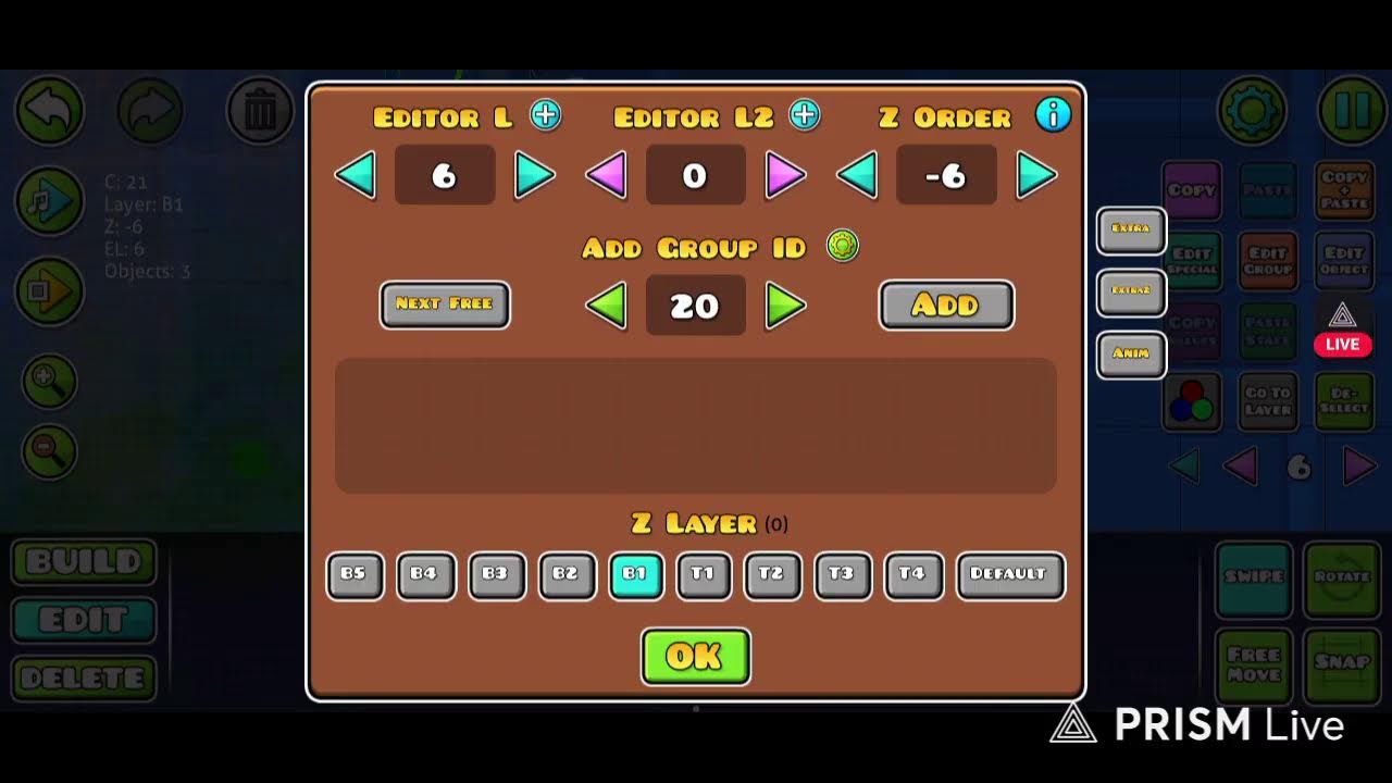 Working on my geometry dash level and doing level reqests!