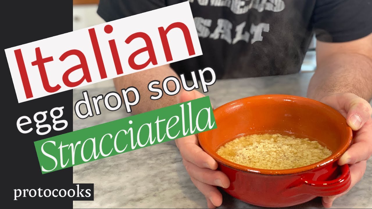 Chef Frank makes Italian Egg Drop Soup (Stracciatella)
