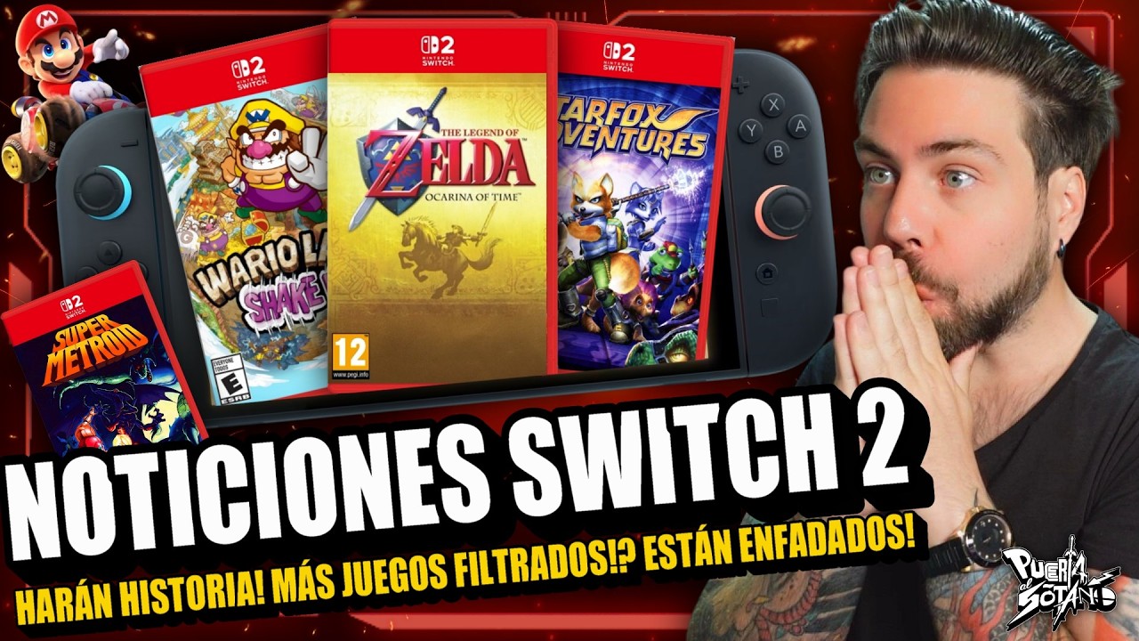 🔥NOTICIONES Nintendo Switch 2! Nintendo va a hacer HISTORIA! M&aacute;s Juegos Filtrados? SWITCH 2 DE ZELDA
