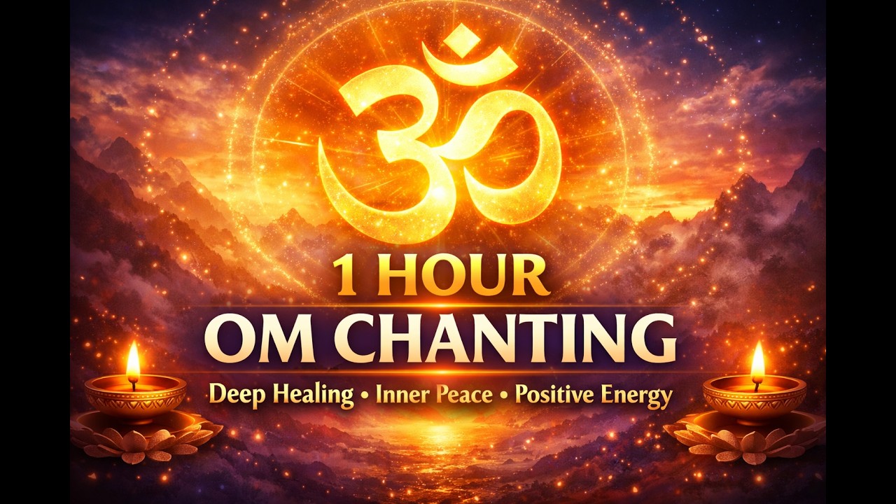1 Hour Om Chanting | Powerful Om Meditation for Deep Healing, Peace & Positive Energy