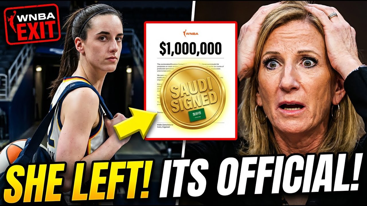 Caitlin Clark LEAVES WNBA For SHOCKING $1M Saudi Deal!