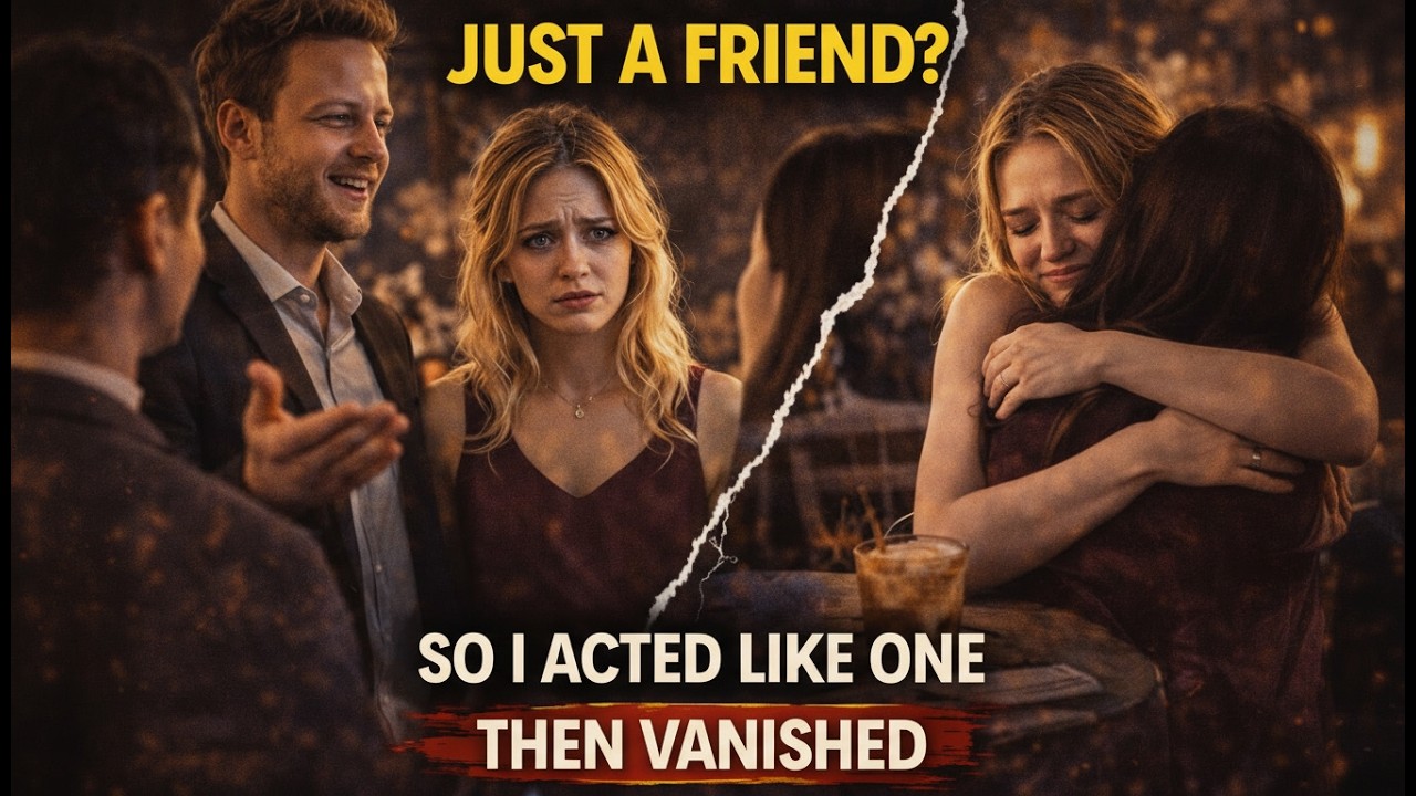 He Called Me “Just a Friend” in Public — So I Acted Like One..