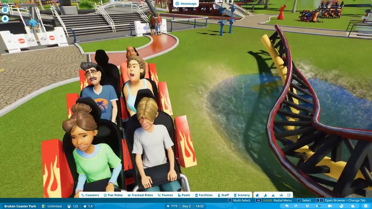 Planet Coaster 2 Vomit Park