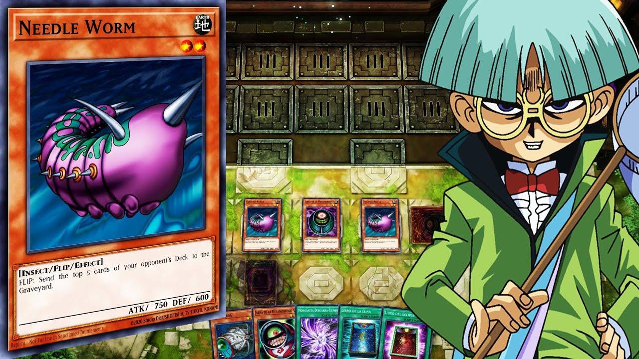 Gusano de Aguja / Needle Worm | Efecto de QUITAR todas sus cartas y dejarlo en CERO | Yu-Gi-Oh! Mas