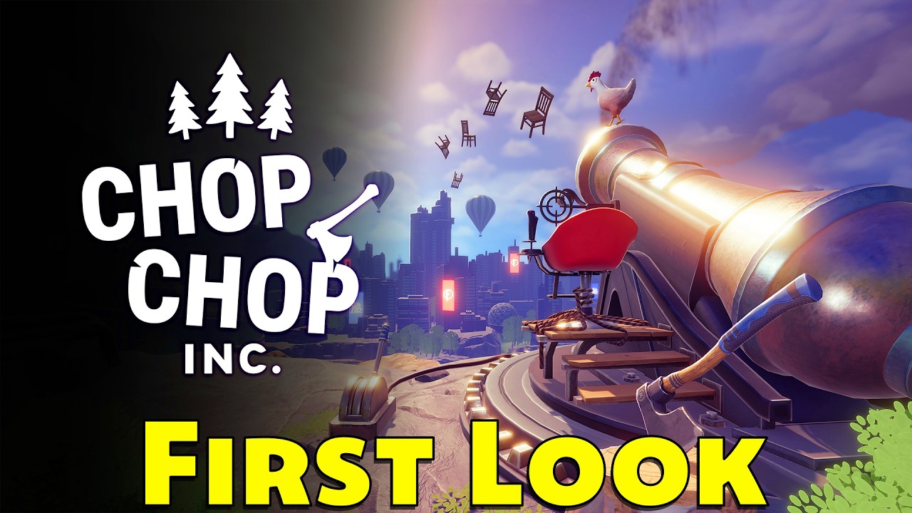 This New Forestry Game Is Dangerously Funny! (Chop Chop Inc. First Look)
