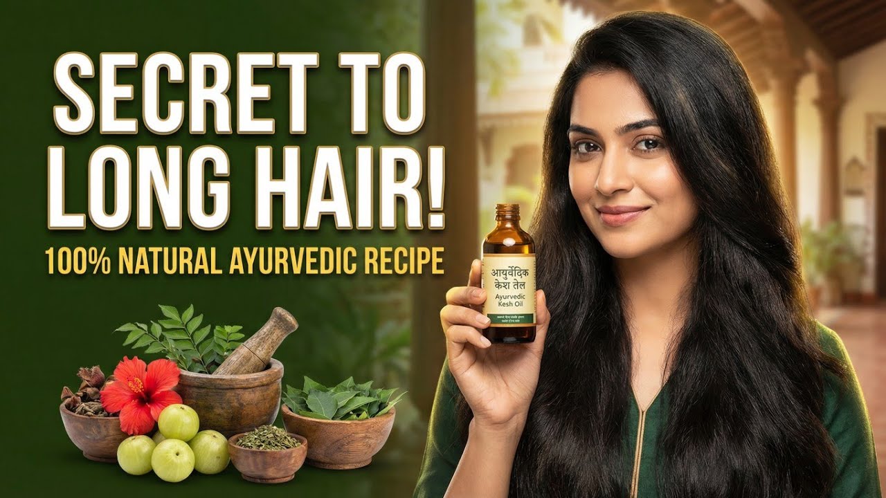Ayurvedic Kesh Oil | Powerful Herbal Hair Nourishing Formula for Strong & Healthy Hair