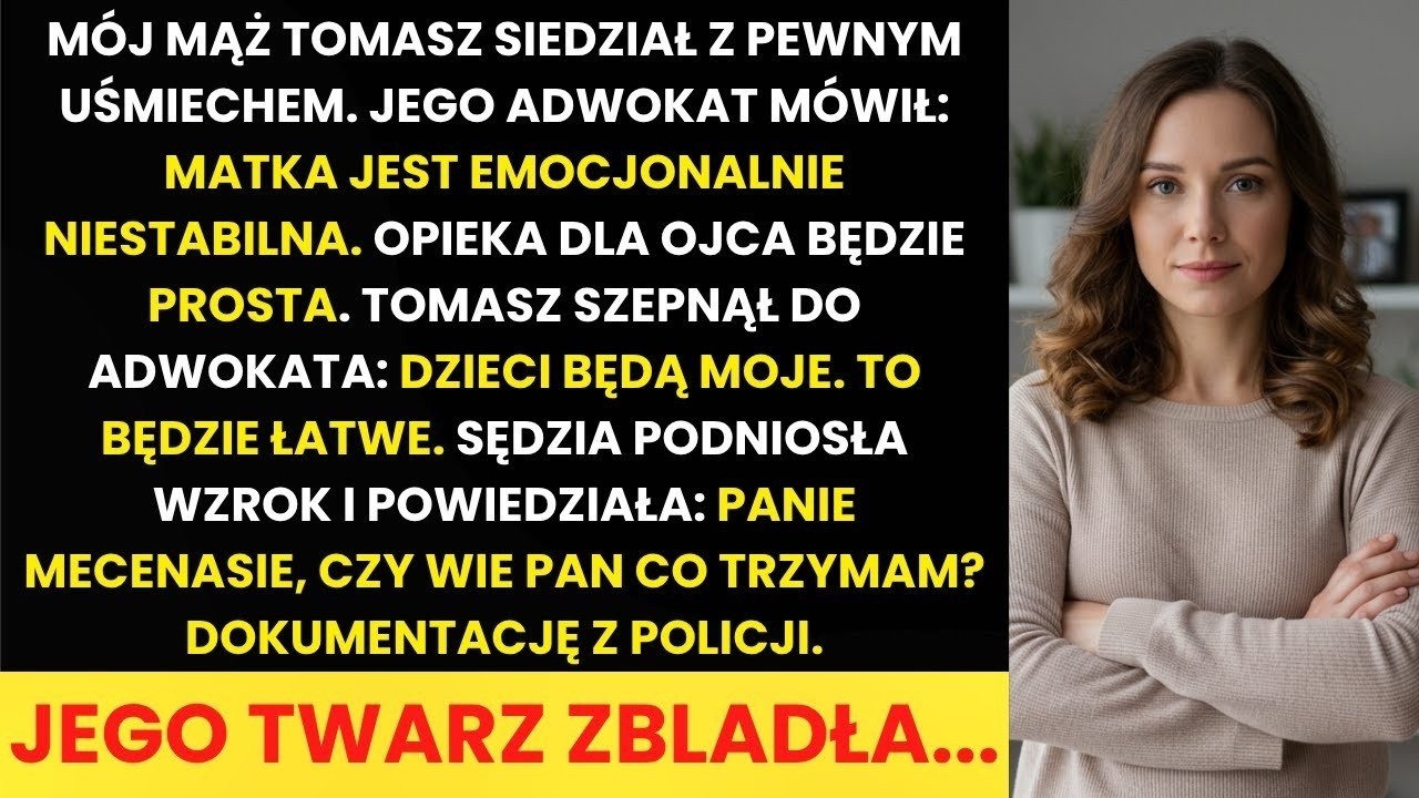 Mąż powiedział adwokatowi 'Dzieci będą moje'   Sędzia otworzyła raport policji
