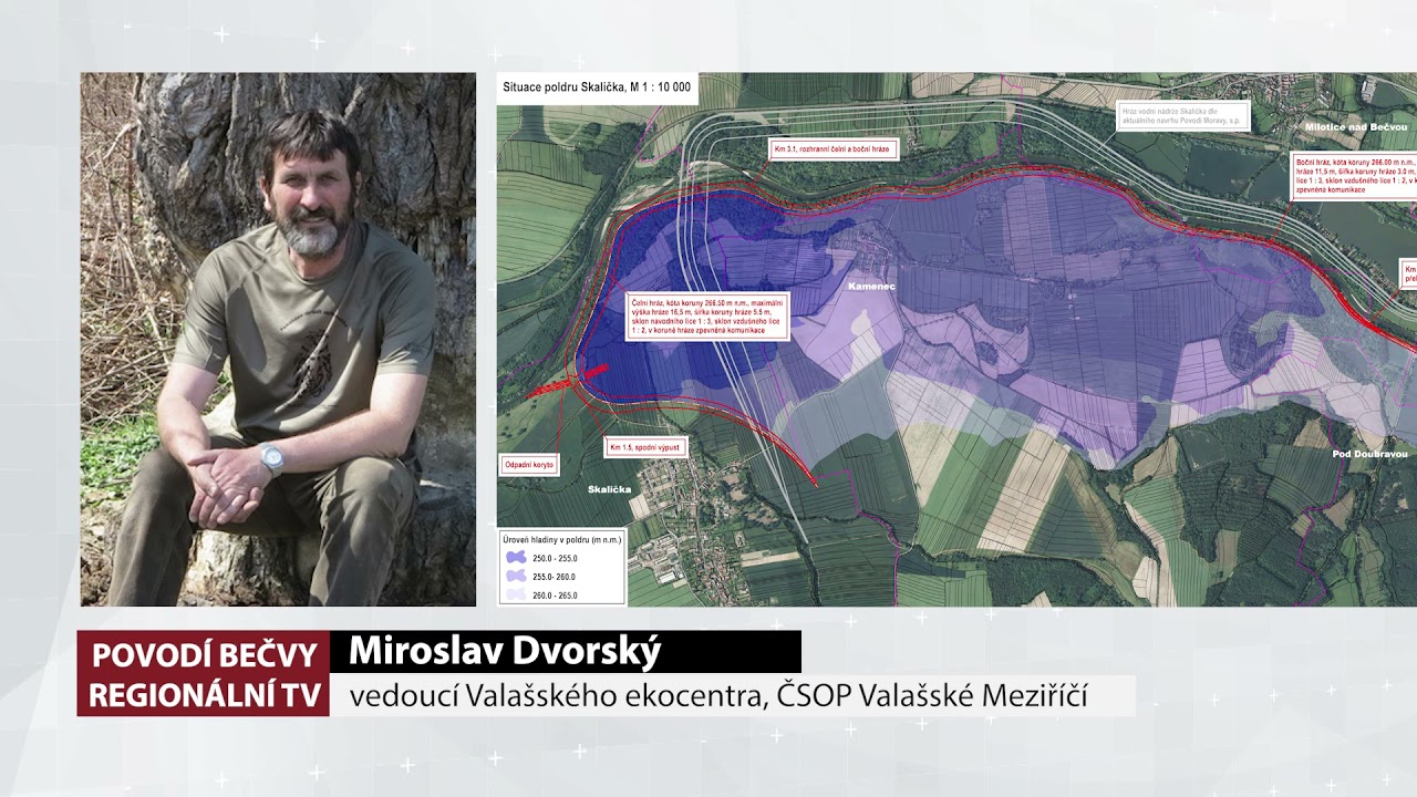 Ochránce přírody: Boční nádrž Skalička bude vředem v krajině a zničí Naturu. Věřím ve zdravý rozum.