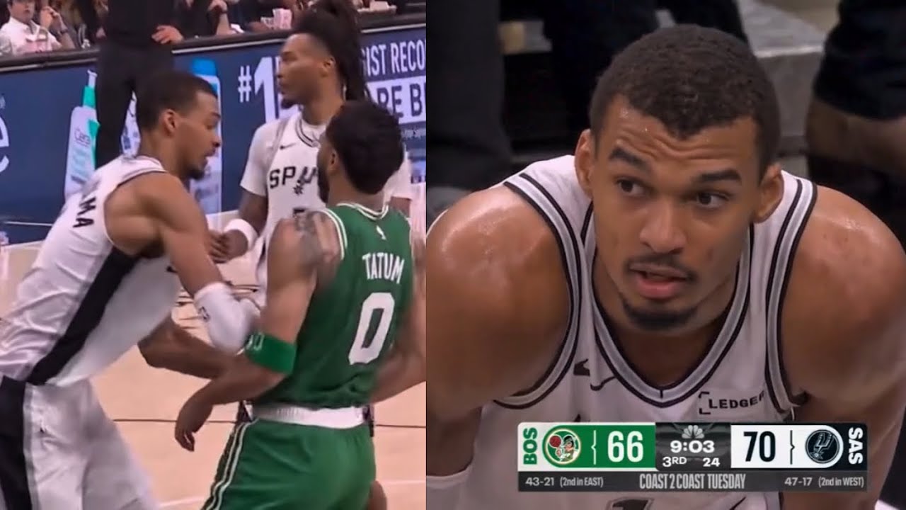 Victor Wembanyama Had ENOUGH Of Jayson Tatum & Took Over 🤯