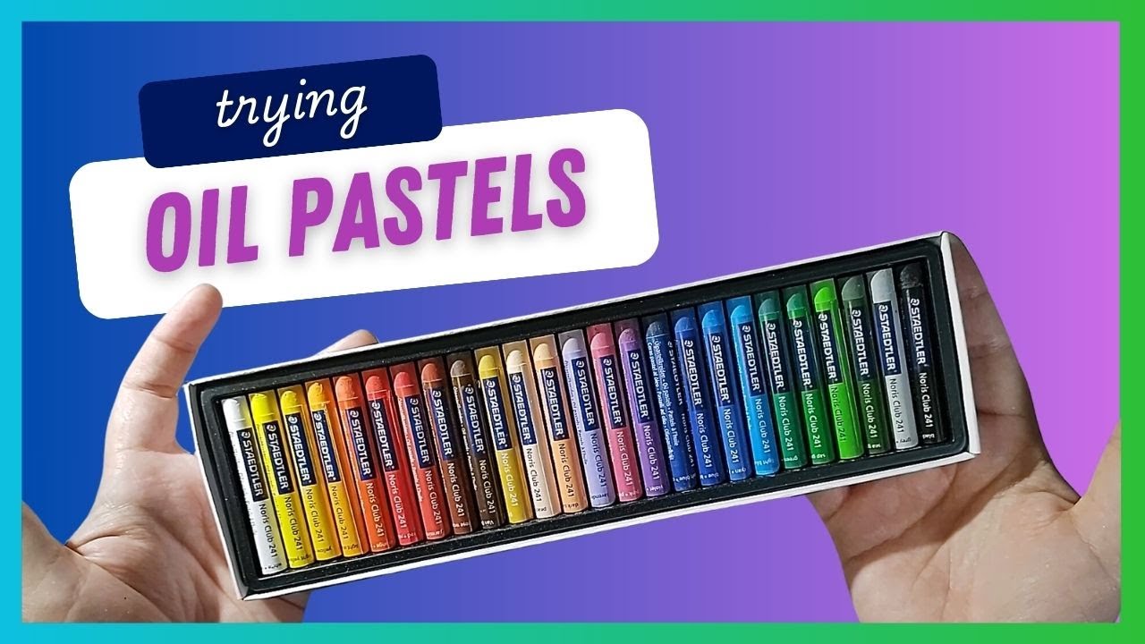 Trying oil pastels for the first time! | Staedtler Noris