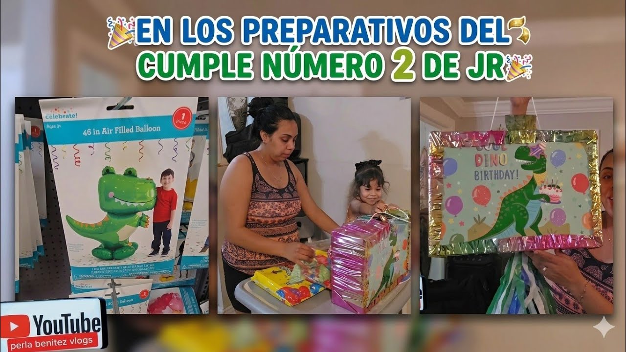 Preparativos para el cumpleaños de mi JR👑🎂🥹/+Les compre un poco de ropita🤗📸 @perlabenitezvlogs #fyp