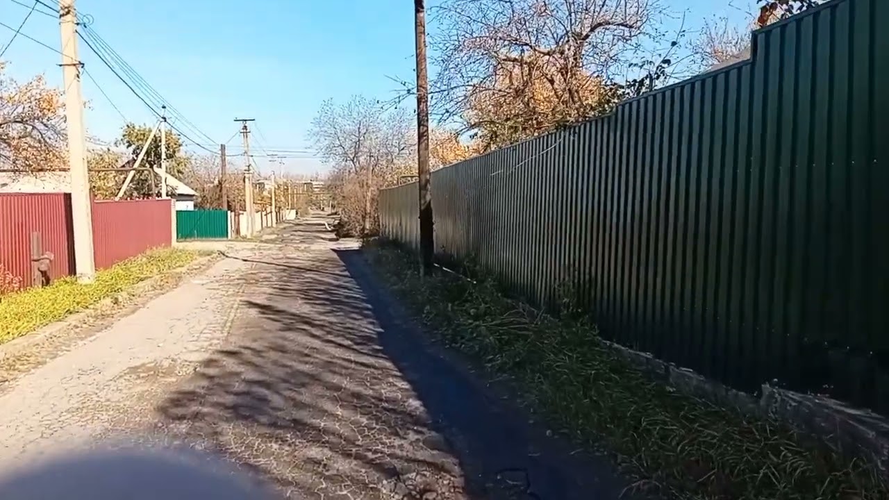 Енакиево. Северный посёлок в конце октября 2023