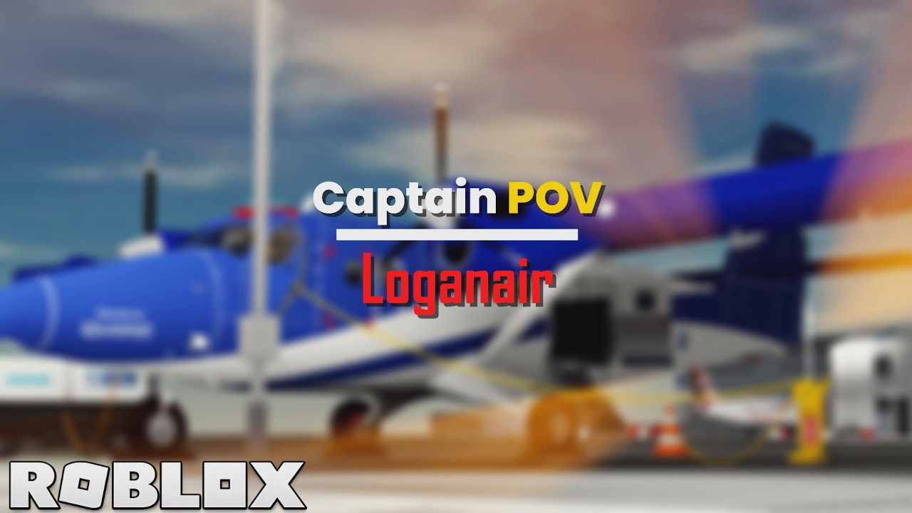 Captain POV || Loganair || Roblox Airline