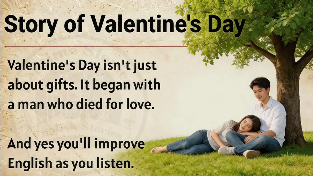 The Real Story of Valentine's Day || Graded Reader || Improve Your English Fluency ✅️
