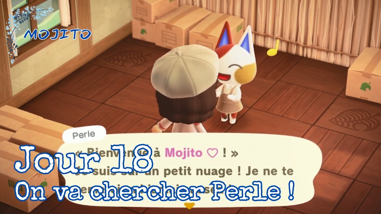 JOUR 18 sur MOJITO | Premier Aurevoir 🥺 & on va chercher Perle ! 🥰 - Animal Crossing New Horizons