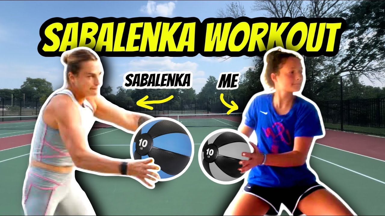 I Did Aryna Sabalenka’s Workout [Junior Tennis Training]