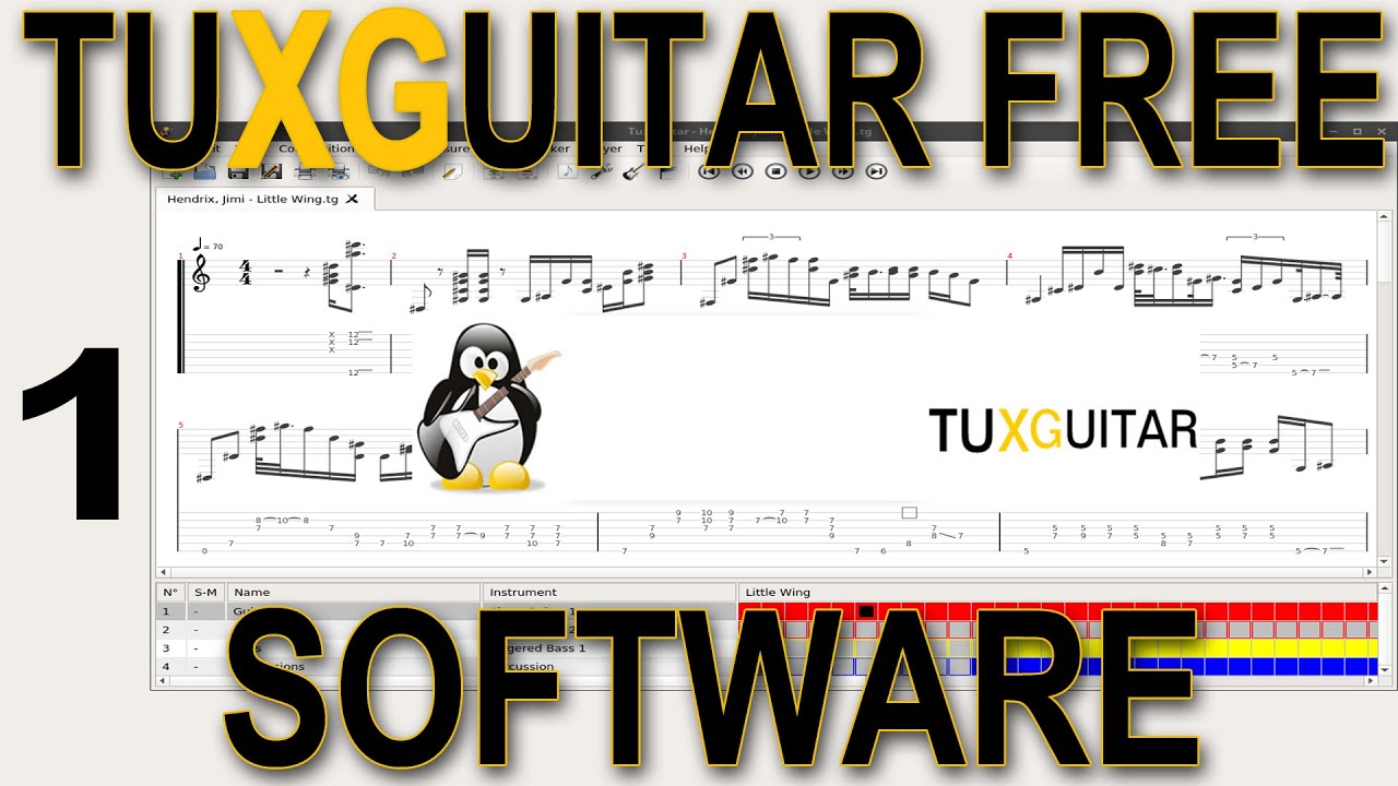 1# TuxGuitar Free Software Para Escribir Musica Y Tablatura