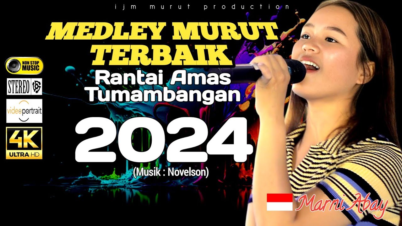 VIDEO MURUT TERBARU 2024 MARNI ABAY || COVER LAGU RANTAI AMAS Ugun bin Elap & TUMAMBANGAN Tania K
