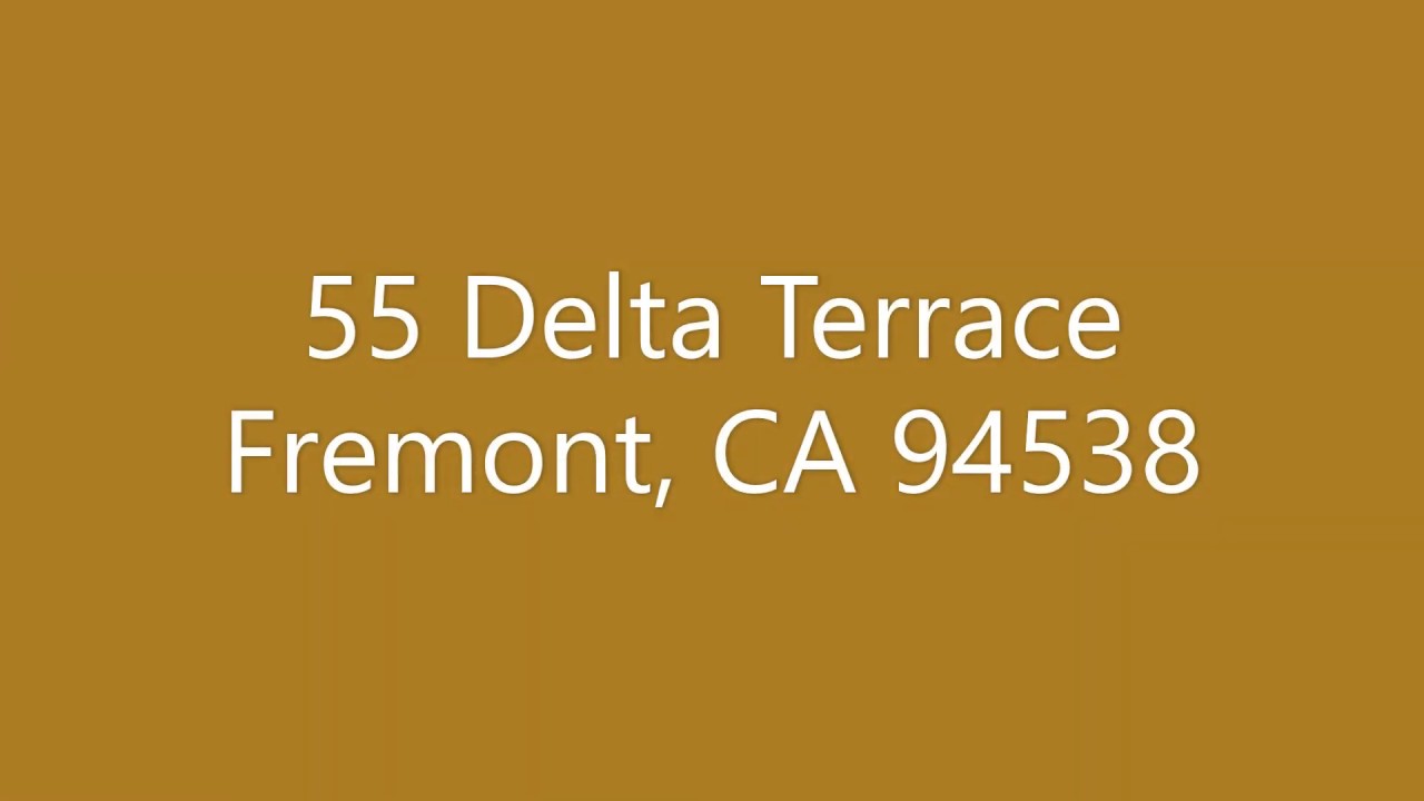 55 Delta Terrace, Fremont