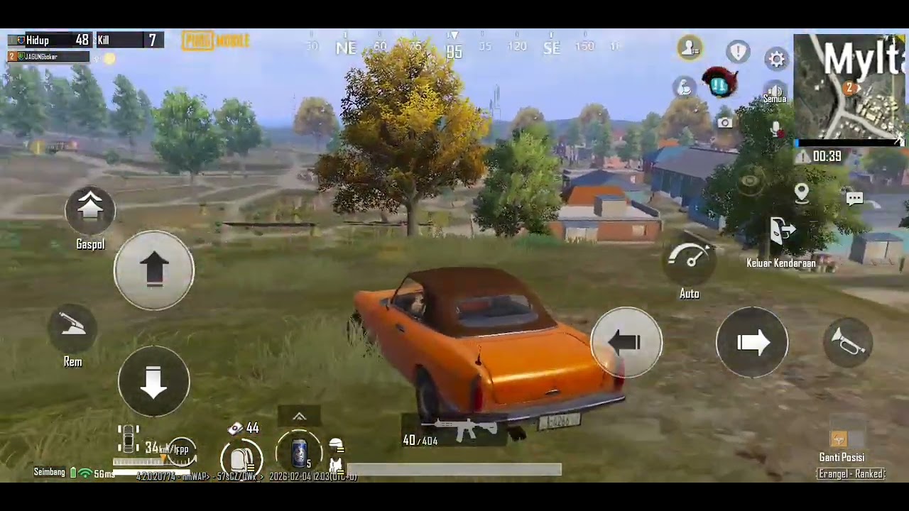 Gameplay pubgm di SONY XZ3 + RECORD